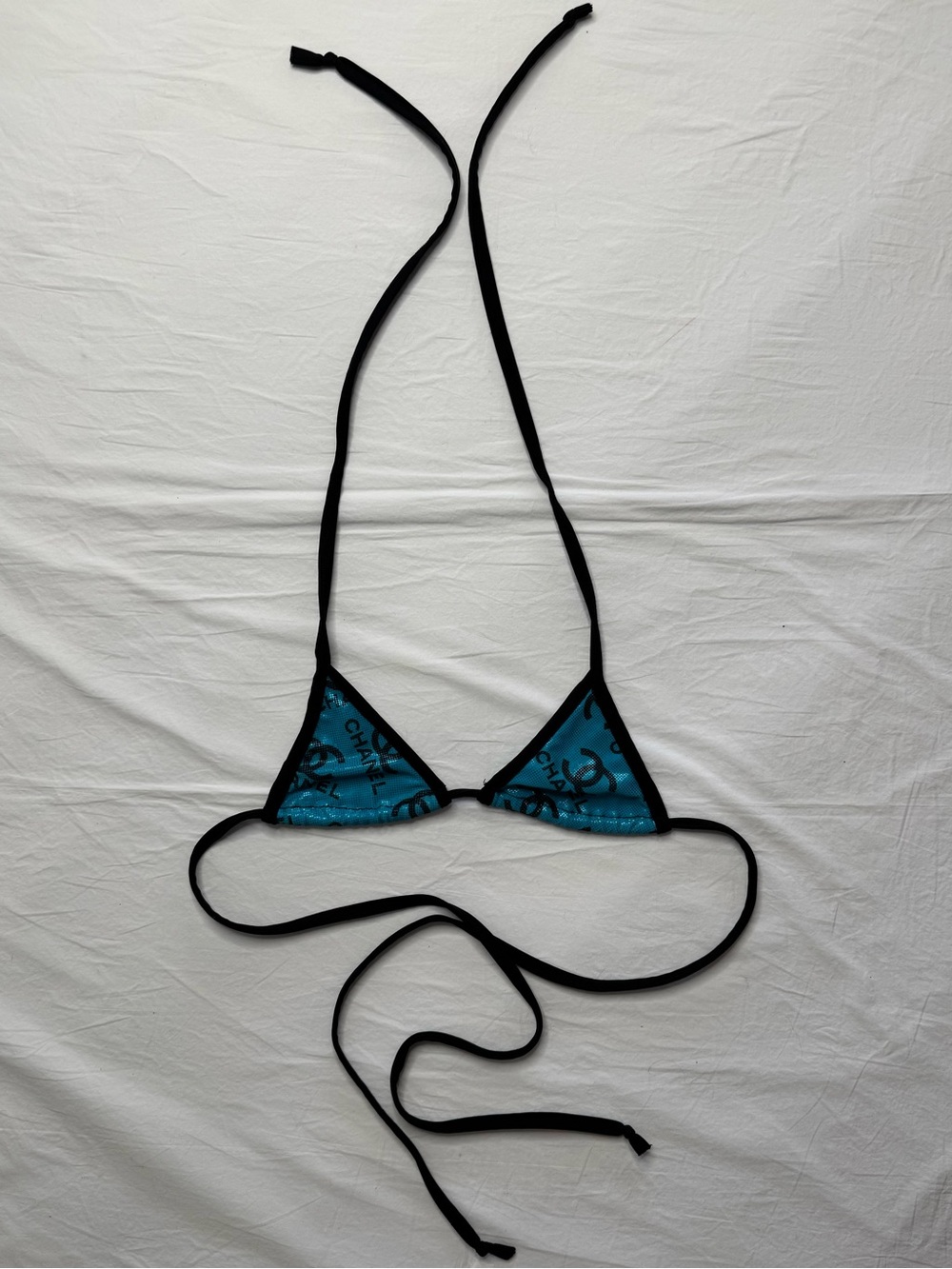 Chanel Logo Microkini Top (not real chanel)